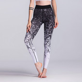 Női sport leggings színes nyomattal, két színben