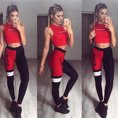 Női sport leggings felirattal