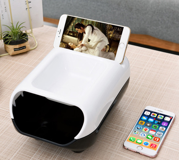 Szuperkényelmes és praktikus diós tál szemetes rekesszel