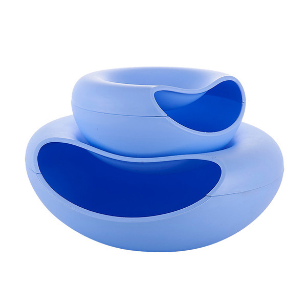 Szuperkényelmes és praktikus diós tál szemetes rekesszel