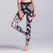 Sport - napi női leopárd leggings