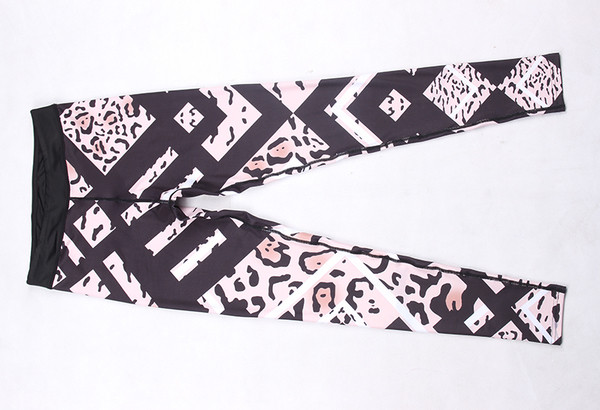 Sport - napi női leopárd leggings