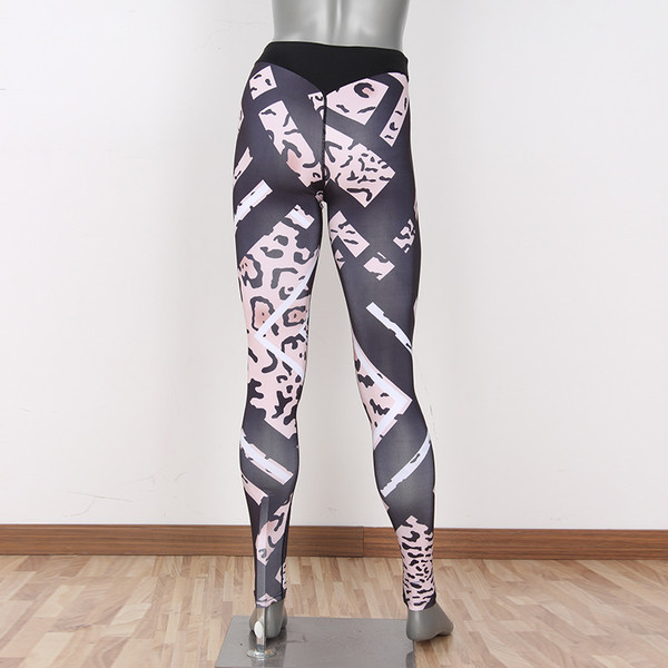 Sport - napi női leopárd leggings