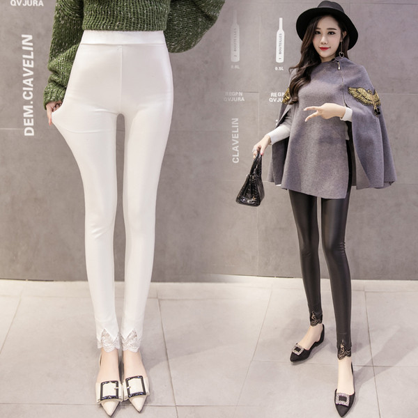 Jambiere eleganti de dama din piele ecologica in trei culori