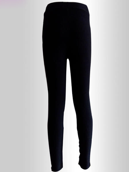 Jambiere sport de damă cu legături încrucișate în negru