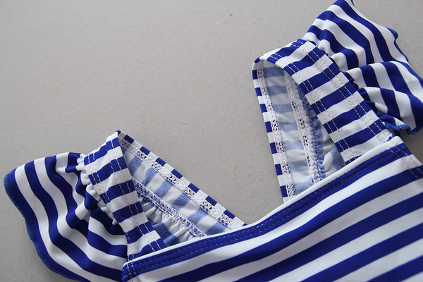 Costum de baie pentru fete pentru copii din trei părți