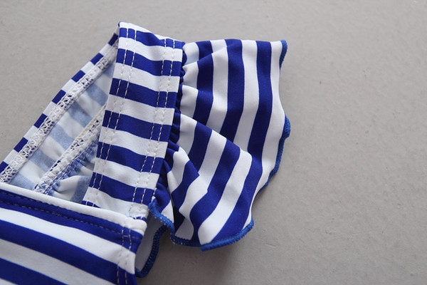 Costum de baie pentru fete pentru copii din trei părți