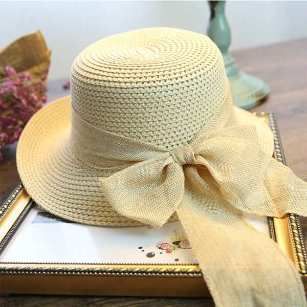 Elegáns női szalmakalap strandra és hétköznapokra különböző színekben
