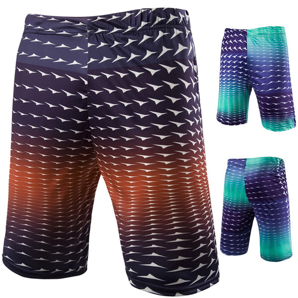 Pantaloni scurți pentru bărbați în culoare fluorescentă irizată