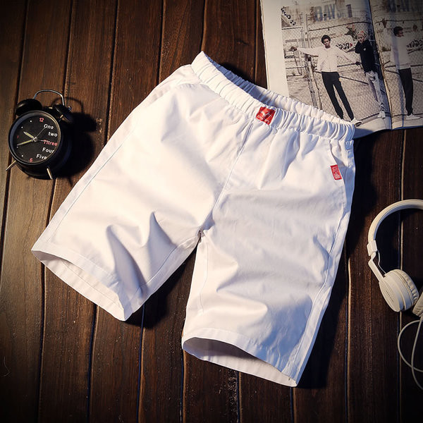 Férfi nyári rövidnadrág elasztikus derékkal, többféle színben