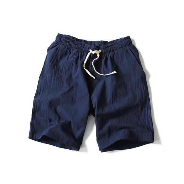 Nyári férfi rövidnadrág több színben, megkötővel és zsebbel