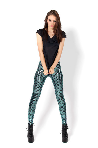 Női leggings érdekes mintával