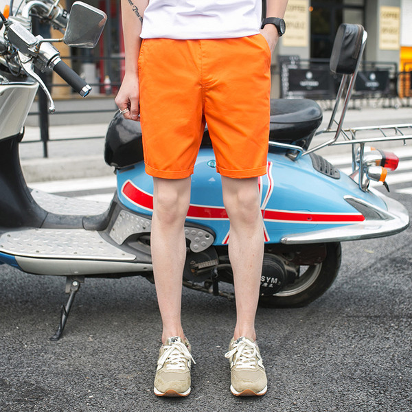 Καλοκαιρινά Slim ανδρικά παντελόνια με τσέπες και φερμουάρ