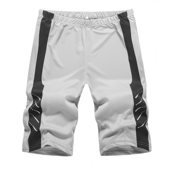 Férfi sport-alkalmi rövidnadrág két színben, színes oldalpánttal