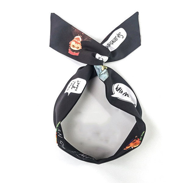 Banda de păr pentru femei modernă de zi cu zi în trei culori cu aplicații