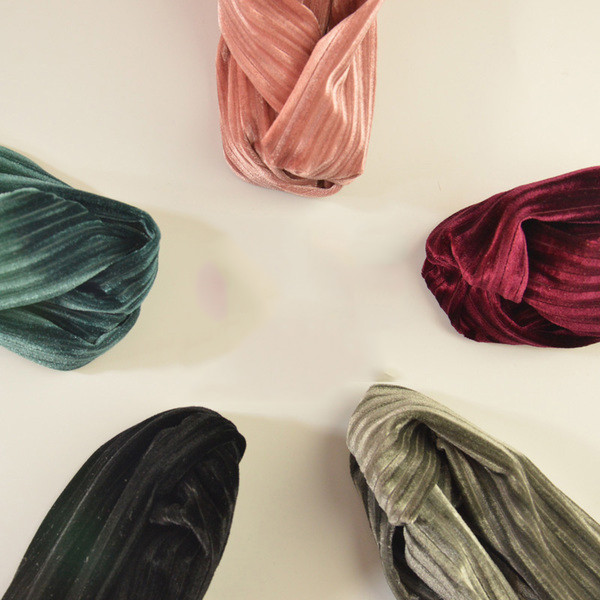 Gyengéd kordbársony bársony hajkiegészítő több színben