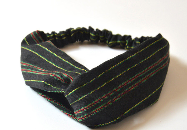 Női hajkiegészítő három csíkos színben