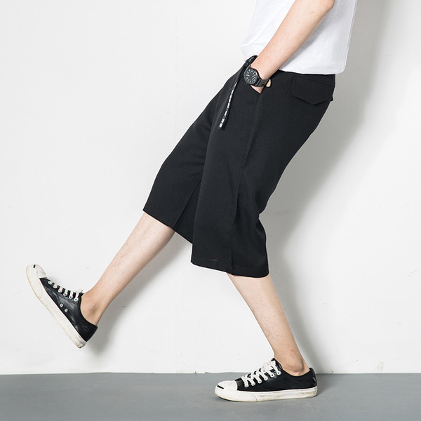 Pantaloni de vara barbatesti in mai multe culori cu buzunare frontale si buzunare decorative la spate