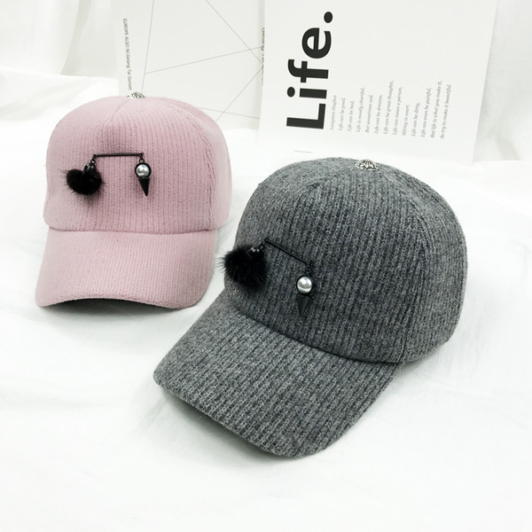 Palarie casual dama cu decor in patru culori