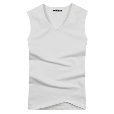 Ανδρικό αμάνικο  σε διάφορα χρώματα με διακοσμητικά σχήματος V