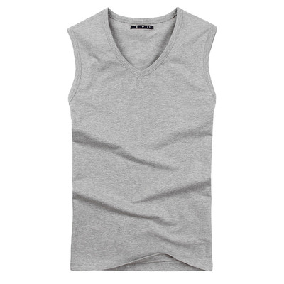 Ανδρικό αμάνικο  σε διάφορα χρώματα με διακοσμητικά σχήματος V