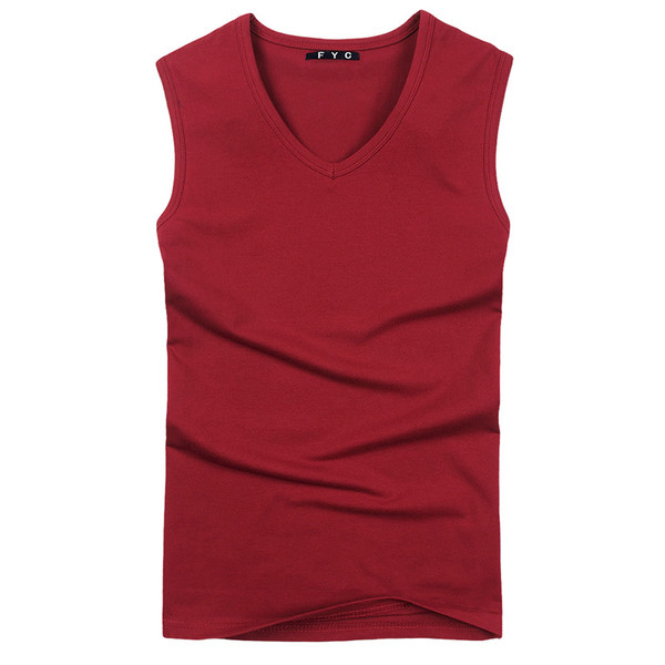 Ανδρικό αμάνικο  σε διάφορα χρώματα με διακοσμητικά σχήματος V