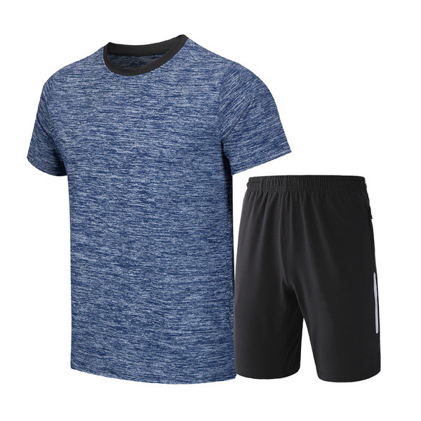 Férfi sportcsapat többféle színben - rövid ujjú póló és zsebes rövidnadrág