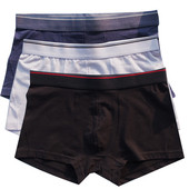 Férfi fehérnemű szett - 3 darabos boxer, különböző színekben