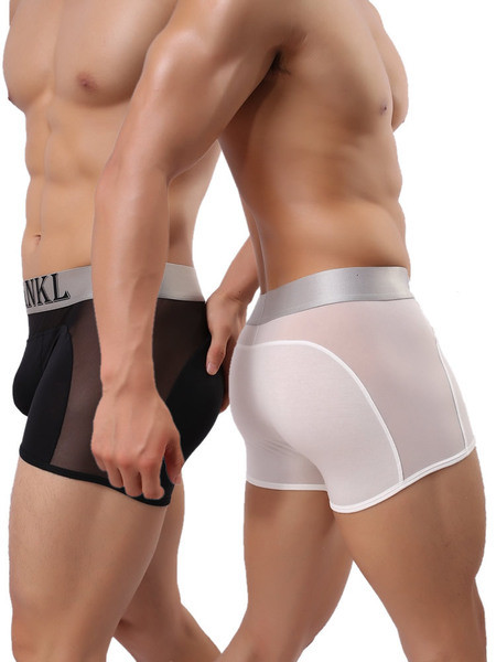 Fekete-fehér férfi boxer felirattal