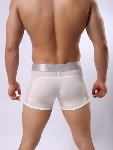 Fekete-fehér férfi boxer felirattal