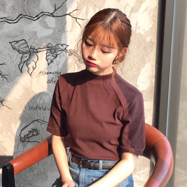 Stílusos letisztult női blúz 3/4 ujjal, több színben