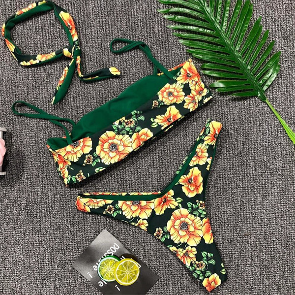 Kétrészes fürdőruha dupla arccal