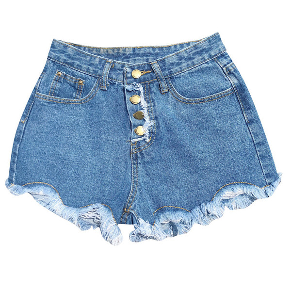 Női rövidnadrág magas derékkal