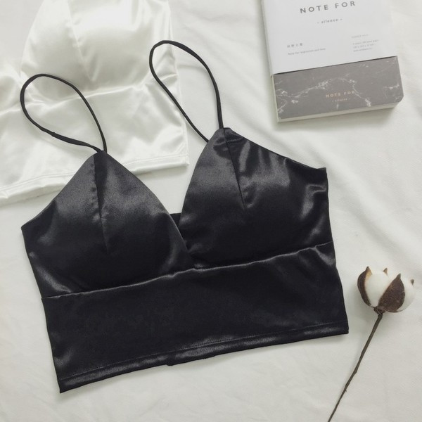 Stílusos női melltartó V-nyakkal, két színben