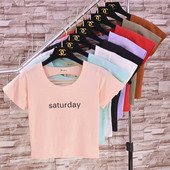 Alkalmi női rövid póló - többféle modell