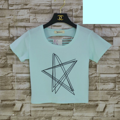 Alkalmi női rövid póló - többféle modell