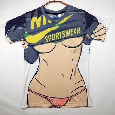 Rövid ujjú póló férfiaknak és nőknek, különböző színekben és 3D nyomattal