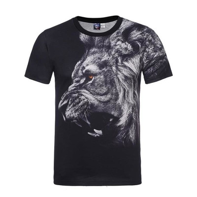 Rövid ujjú póló férfiaknak és nőknek, különböző színekben és 3D nyomattal