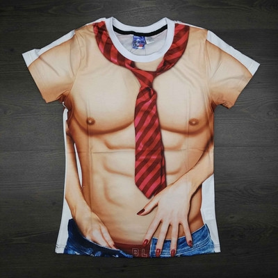 Rövid ujjú póló férfiaknak és nőknek, különböző színekben és 3D nyomattal