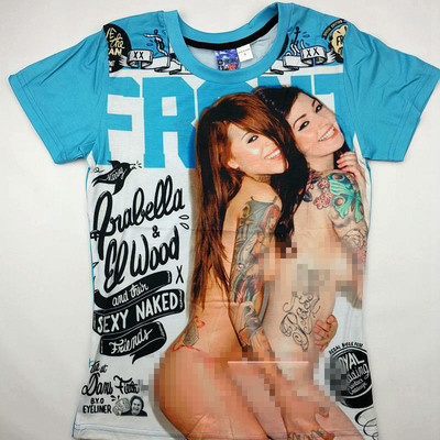 Rövid ujjú póló férfiaknak és nőknek, különböző színekben és 3D nyomattal