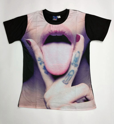 Rövid ujjú póló férfiaknak és nőknek, különböző színekben és 3D nyomattal