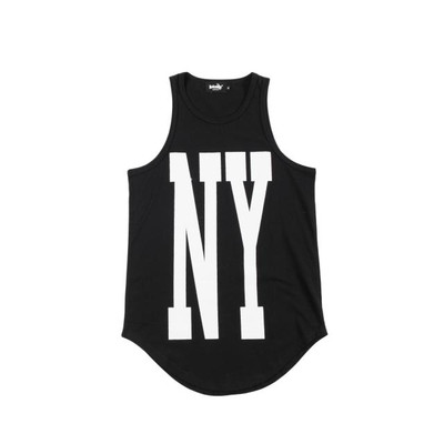Ανδρικό αθλητικό casual t-shirt σε μαύρο και άσπρο με επιγραφή