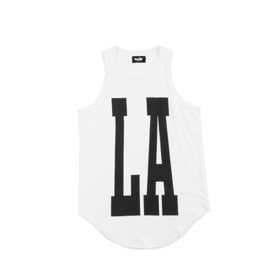 Ανδρικό αθλητικό casual t-shirt σε μαύρο και άσπρο με επιγραφή
