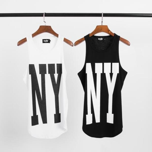 Ανδρικό αθλητικό casual t-shirt σε μαύρο και άσπρο με επιγραφή