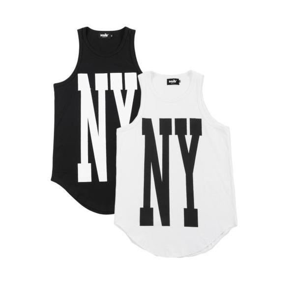 Ανδρικό αθλητικό casual t-shirt σε μαύρο και άσπρο με επιγραφή