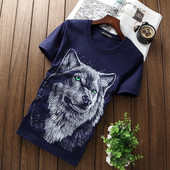 Férfi póló két modellben, tiszta és 3D nyomtatással