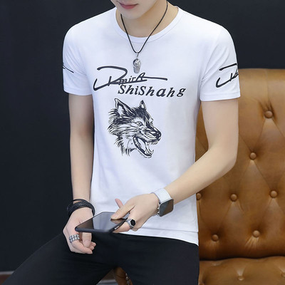 Férfi póló több színben felirattal és nyomattal