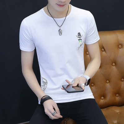 Férfi póló több színben felirattal és nyomattal