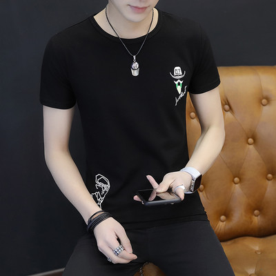 Férfi póló több színben felirattal és nyomattal