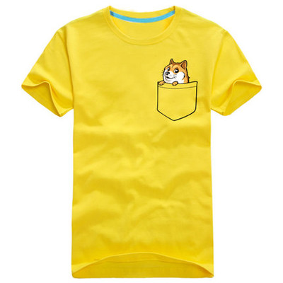 Férfi póló több színben állatmintás mintával